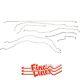 01-07 Chevy / GMC 2500HD, 6.0 V8, Crew Cab, 78 Bed Brake Line Kit Stainless