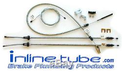1963-1965 Plymouth Belvedere B-Body Complete Parking Brake Cable Set Stainless