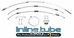 1964-67 Pontiac GTO Complete Parking Brake Emergency Cable Kit PG Man Stainless