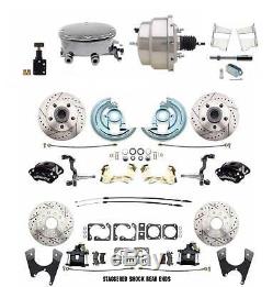1968-69 Camaro/ Firebird Wilwood Front Rear Disc Brake Kit with Stainless Booster