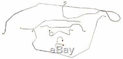 1972 Chevy Truck Shortbed 1/2 4wd Power Disc Brake Line Set Stainless Steel