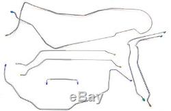 1985 1986 1987 Chevy Truck Long 3/4 4wd Power Disc Brake Line Set Stainless