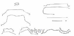 1995-1997 RAM 3500, 4WD, ALL ABS, EXT CAB, LONG BED BRAKE LINE KIT Stainless