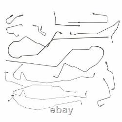 1995-2007 Ford Taurus Sable Brake Line Kit Set Rear Drum Without ABS Stainless
