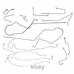 1995-2007 Ford Taurus Sable Brake Line Kit Set Rear Drum Without ABS Stainless