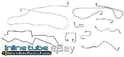 1998-2002 Fits V6 Dodge Durango 4x4 Disc/Drum with ABS Brake Line Kit Stainless