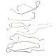 1999-2003 Ford F250/F350 4wd 2wd Crew Cab longbed AWABS Brake Line Kit Stainless