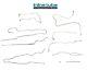 1999-2003 Ford F250 F350 Super Cab Super Crew ABS Disc Brake Line Kit Stainless