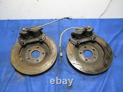 2003-04 Ford Mustang SVT Cobra Front Brake Calipers, Stainless Steel Lines 064