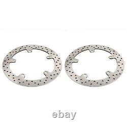 2PCS Front Disc Brake Rotor for BMW BMW S1000RR 08-17 S1000R 13-19 34117723493 B