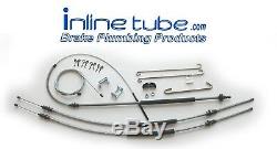 73-77 Chevelle Elcamino SS E Emergency Parking Brake Cable Set Kit STAINLESS