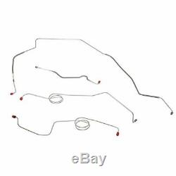 77-79 Ford F-250/F-350 4X4 4 Piece Front Brake Line Kit. Stainless Steel