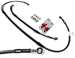 Brake Lines Yamaha YZ450F 2010-2016 2017 2018 2019 Front Rear Carbon Stainless