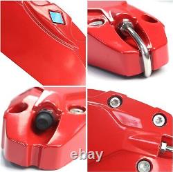 Caliper Covers for Tesla Model Y 19/20in Car Callipers Stainless Steel Red 4pcs