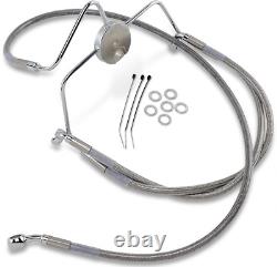 Drag 6+ Front Stainless Brake Lines 94-07 Road King, 98-06 Road Glide 1741-2636
