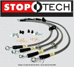 FRONT + REAR SET STOPTECH Stainless Steel Brake Lines (hose) STL21470-SS