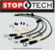 FRONT+REAR STOPTECH Stainless Steel Braided Brake Lines For 03-07 Hummer H2