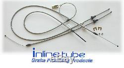 Fits 1978 1979 1980 Jeep CJ7 Parking Brake Cable Kit Set Stainless Steel