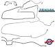 Fits 1987-1995 Jeep Wrangler YJ Power Disc Brake Line Kit Set No ABS Stainless