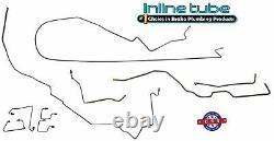 Fits 1995-96 Jeep Grand Cherokee Without ABS Preformed Brake Line Set Stainless
