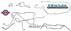 Fits 1997-06 Jeep Wrangler TJ Preformed Hydraulic Brake Line Set withABS Stainless