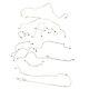 Fits 1998-01 Dodge Ram 1500 4wd Ext Long Complete Brake Line Kit ABS Stainless