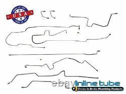Fits 97-06 Jeep Wrangler TJ Preformed Hydraulic Brake Line Set NO ABS STAINLESS