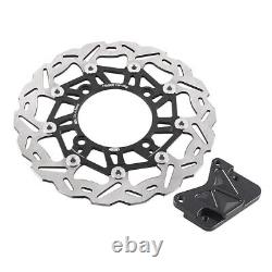 Front Brake Disc Rotor Fit Honda FORZA 250 2000 -2006 2007 Black Stainless Steel