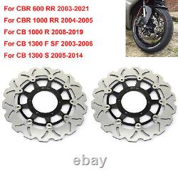 Front Brake Discs For CBR 600 RR 03-21 CB 1000 R 08-19 CB 1300 F SF 03-09