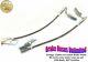 Front STAINLESS BRAKE HOSES Ford LTD 1969 Late, After 4-1-1969, Front Drum