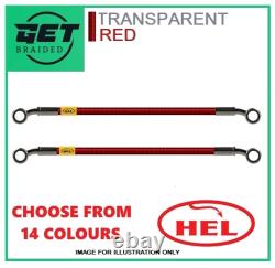 HEL Braided Stainless Brake Hoses Lines for Triumph Speed Triple 955i 1997-2004