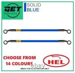 HEL Braided Stainless Brake Hoses Lines for Triumph Sprint ST 955i 1998-2004