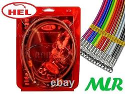 Hel Performance 350z 3.5 02-09 Stainless Steel Braided Brake Lines Hose Pipes