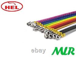 Hel Performance Mitsubishi Fto Stainless Steel Braided Brake Lines Hose Pipe