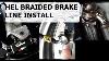 Hel Stainless Steel Braided Brake Line Install Motorcycle Suzuki Gsx R