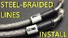 How To Install Motorcycle Steel Braided Brake Lines