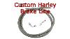 How To Make Custom Brake Lines For Harley Davidson Motorcycle Using Goodridge Lines And Fittings