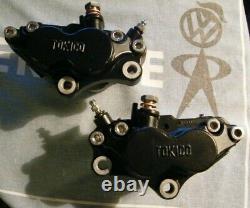 KR-1S TOKICO front brake callipers stainless steel fittings ZZR 1100 600 REFURB