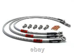 Kawasaki ZX1100 A1 (1982-1983) Wezmoto Standard Front Stainless Brake Lines