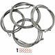 LA Choppers Stainless Brake/Clutch Cable Kit 15-17 Ape Hanger Harley Touring