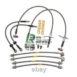 Land Rover Discovery 3 & 4 Stainless Steel Braided Brake Hose Kit (2004-2016)