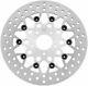 Mesh SS Stainless Steel Silver Floating Front 11.5 Disc Brake Rotor Harley 84+