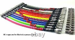 Mitsubishi 3000 GT GTO 92-99 Wezmoto Stainless Steel Braided Brake Hoses Line