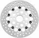 New Holes SS Stainless Steel Silver Floating Front 11.5 Disc Brake Rotor Harley