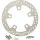 Polished Stainless 11.5 Mirror Enforcer Style Front Brake Rotor 00-07 Harley FL