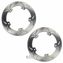 Rezo Stainless Front Brake Rotor Discs Pair fits BMW R 1200 GS 04-18