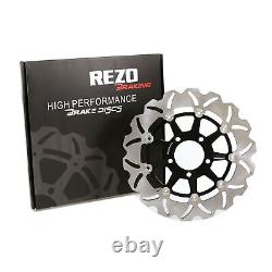 Rezo Wavy Front Brake Discs (Pair) for Ducati 848 08-10