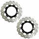 Rezo Wavy Stainless Front Brake Rotor Discs Pair Yamaha Tracer 900 ABS 15-21