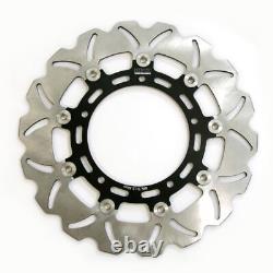 Rezo Wavy Stainless Front Brake Rotor Discs Pair fits Yamaha YZF-R1 07-14