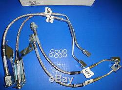 Russell 693290 Stainless Steel Brake Line Hose Kit Mustang 1999-04 witho traction